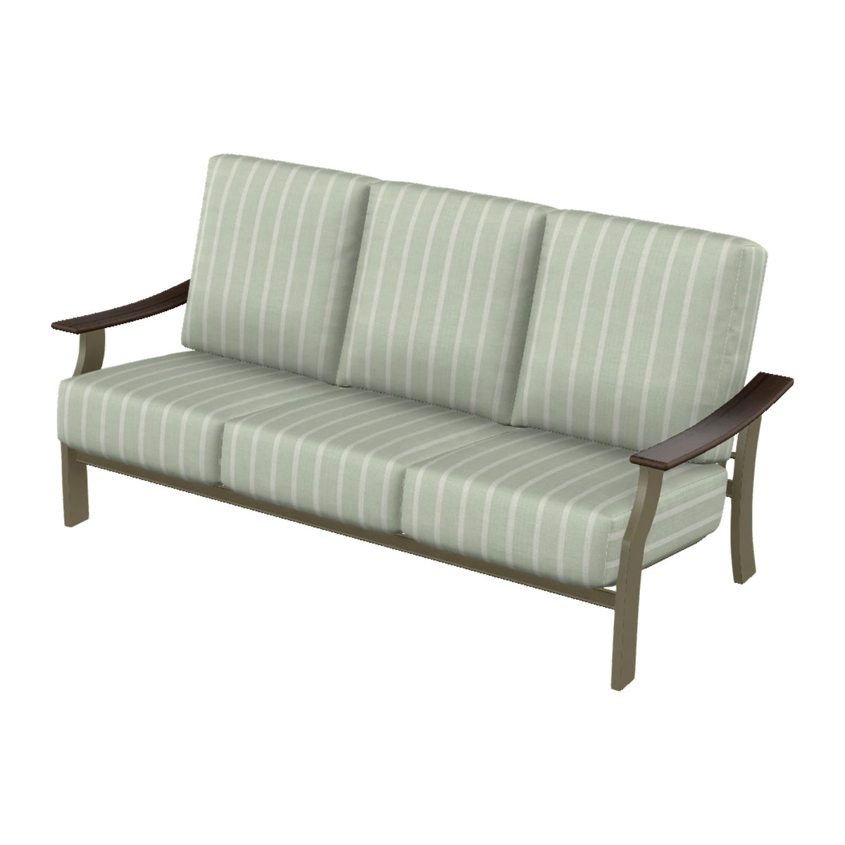 St. Catherine Cushion Sofa — Beachwood MGP / Chestnut Accents