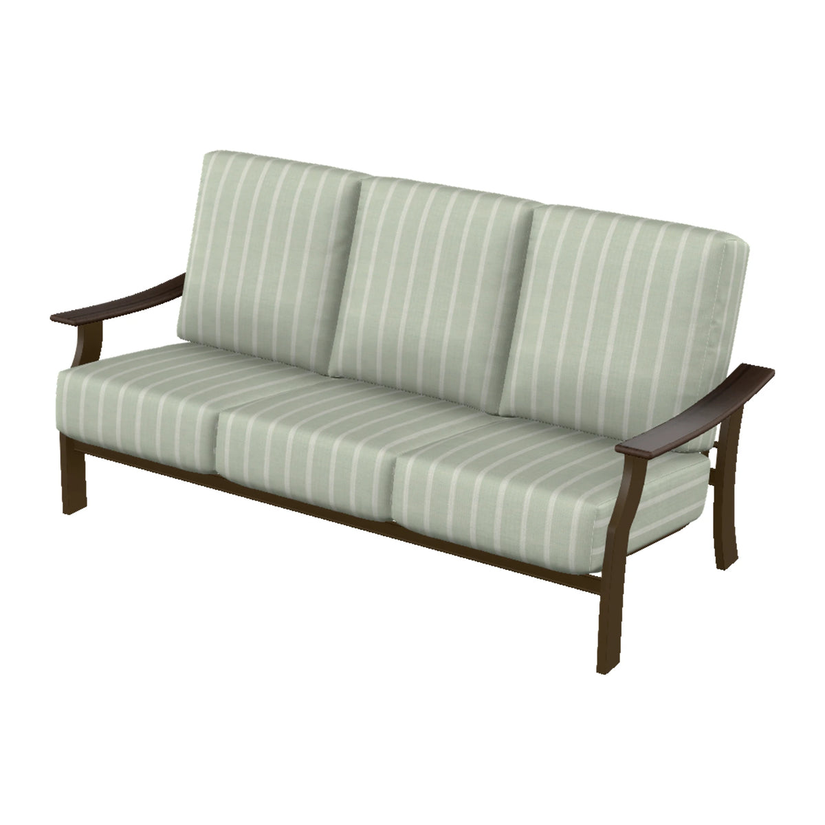 St. Catherine Cushion Sofa — Kona MGP / Chestnut Accents