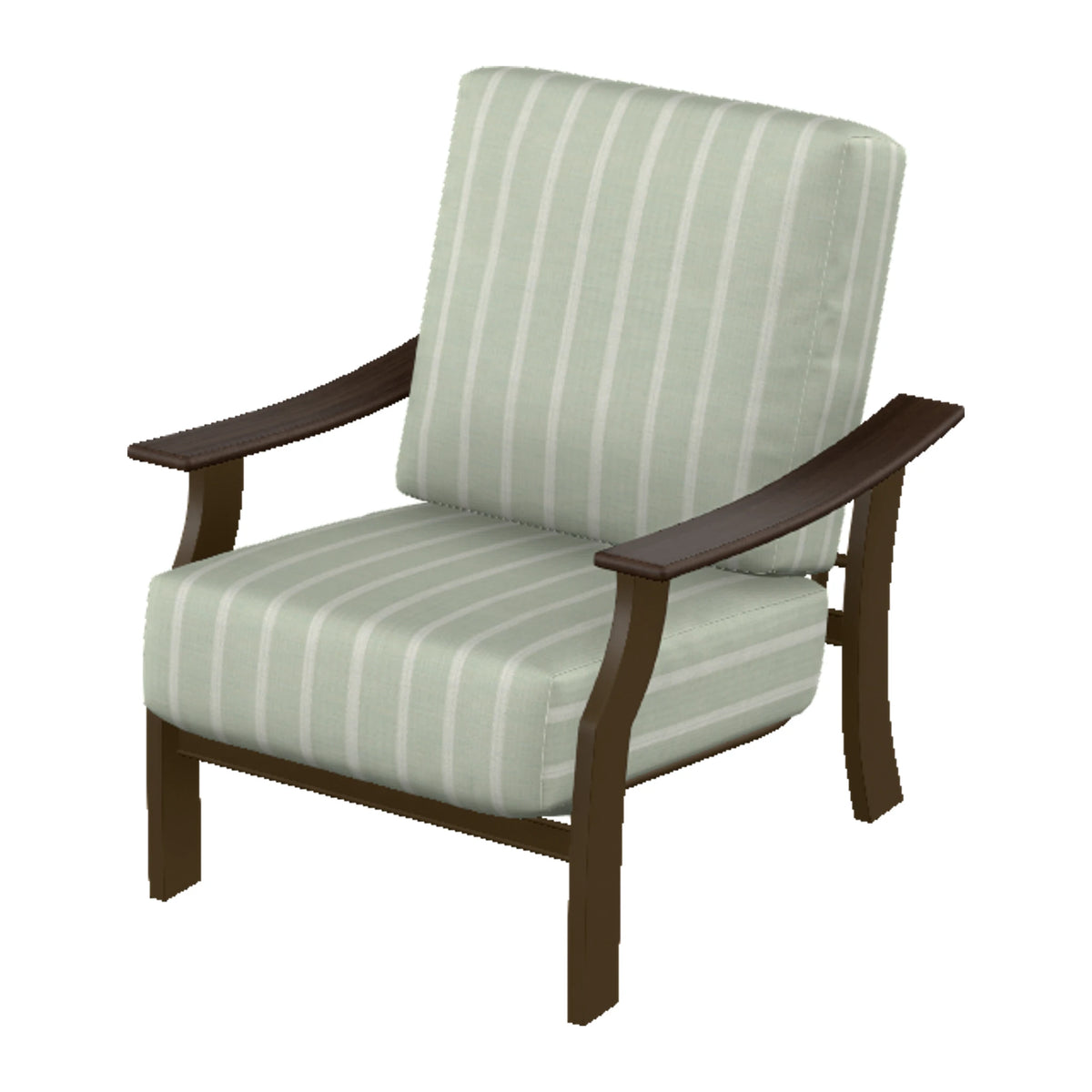 St. Catherine Cushion Armchair — Kona MGP / Chestnut Accents