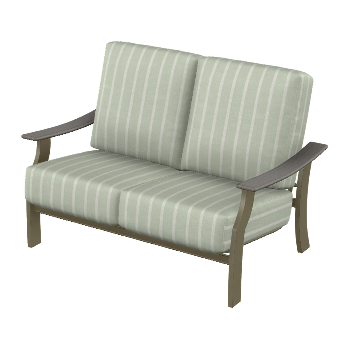 St. Catherine Cushion Loveseat — Beachwood MGP / Boardwalk Accents