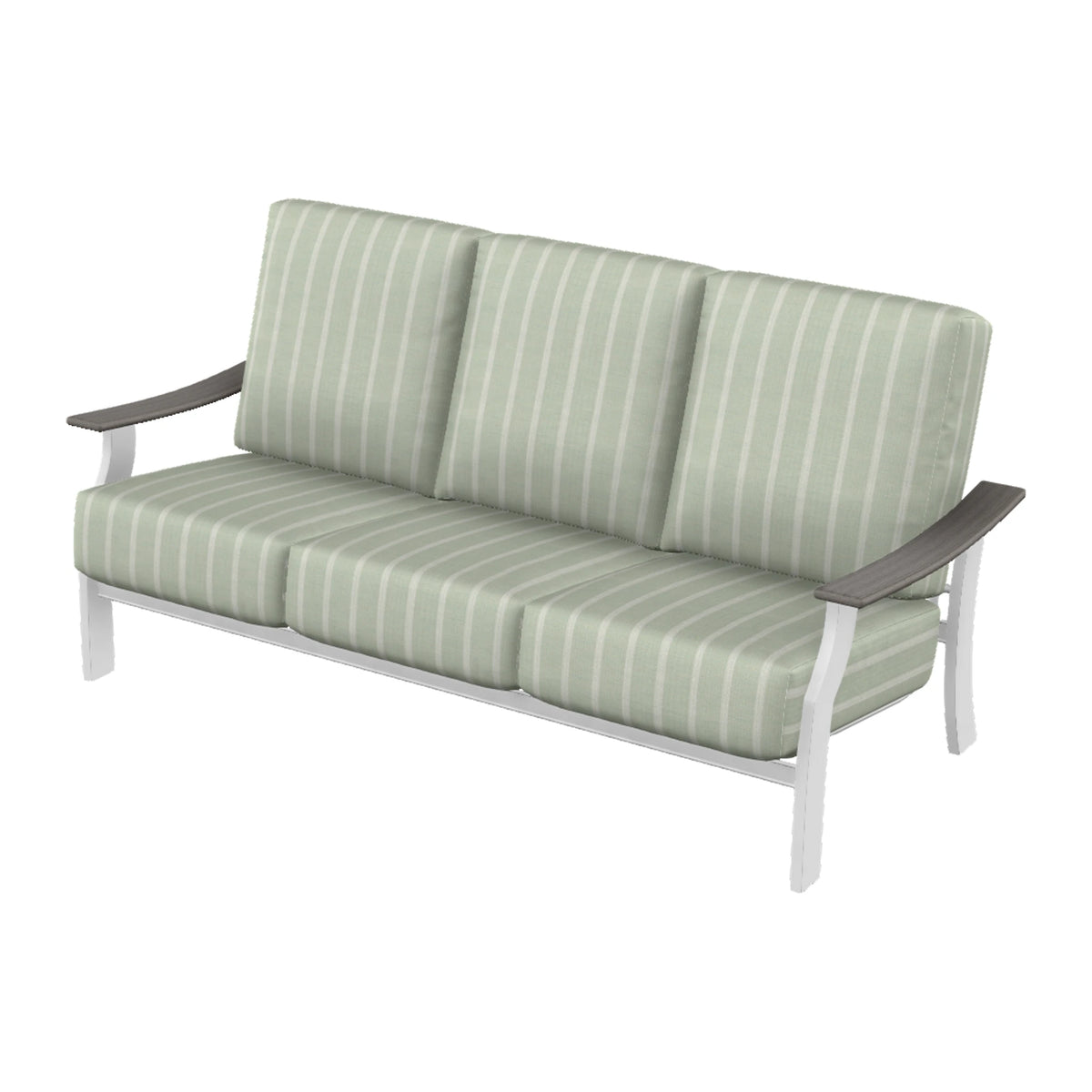 St. Catherine Cushion Sofa — Snow MGP / Boardwalk Accents