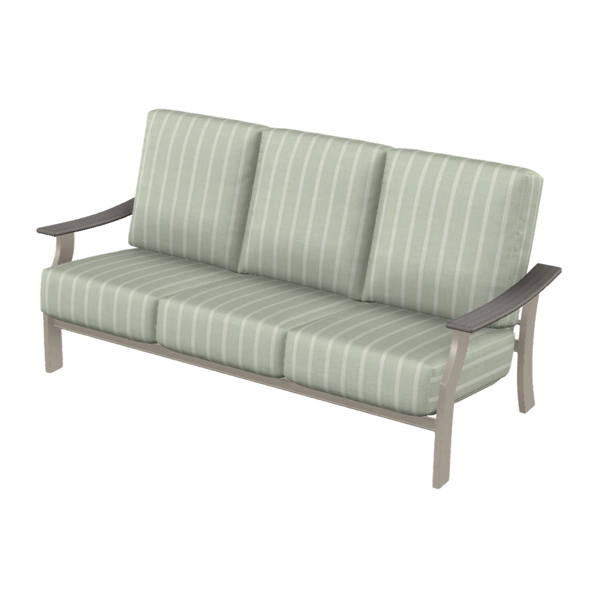 St. Catherine Cushion Sofa — Warm Grey MGP / Boardwalk Accents