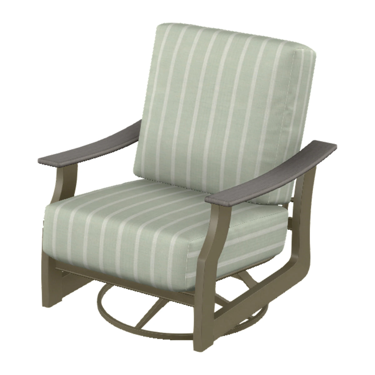 St. Catherine Cushion Swivel Rocker — Beachwood MGP / Boardwalk Accents