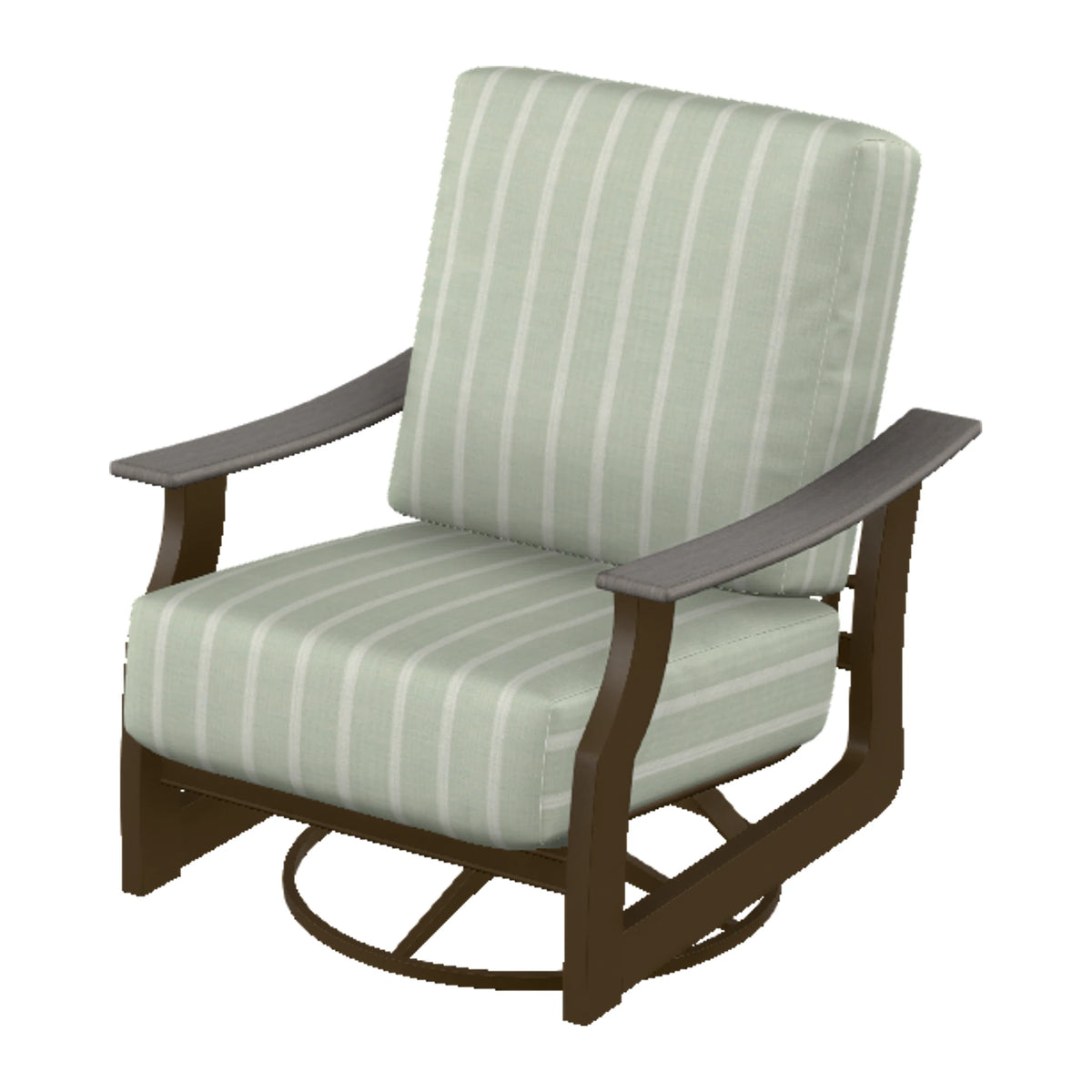 St. Catherine Cushion Swivel Rocker — Kona MGP / Boardwalk Accents