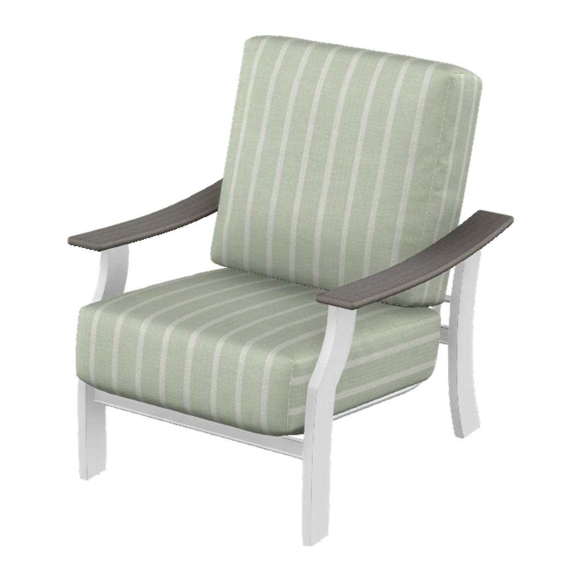 St. Catherine Cushion Armchair — Snow MGP / Boardwalk Accents