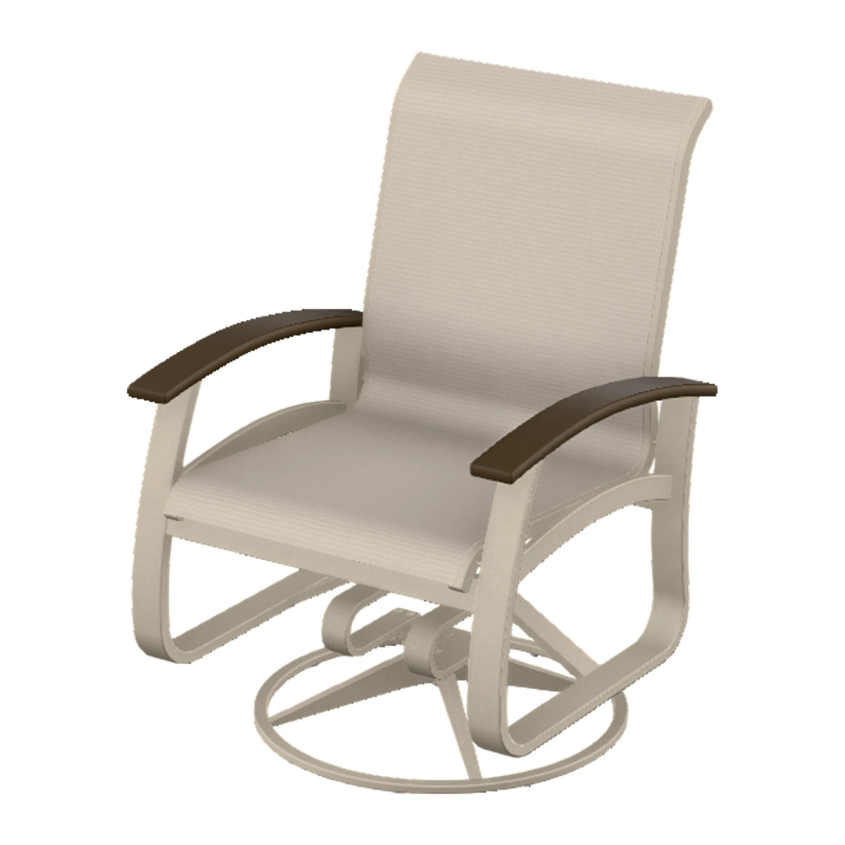 Belle Isle Sling Swivel Rocker — Desert Sand PC / Kona Accents