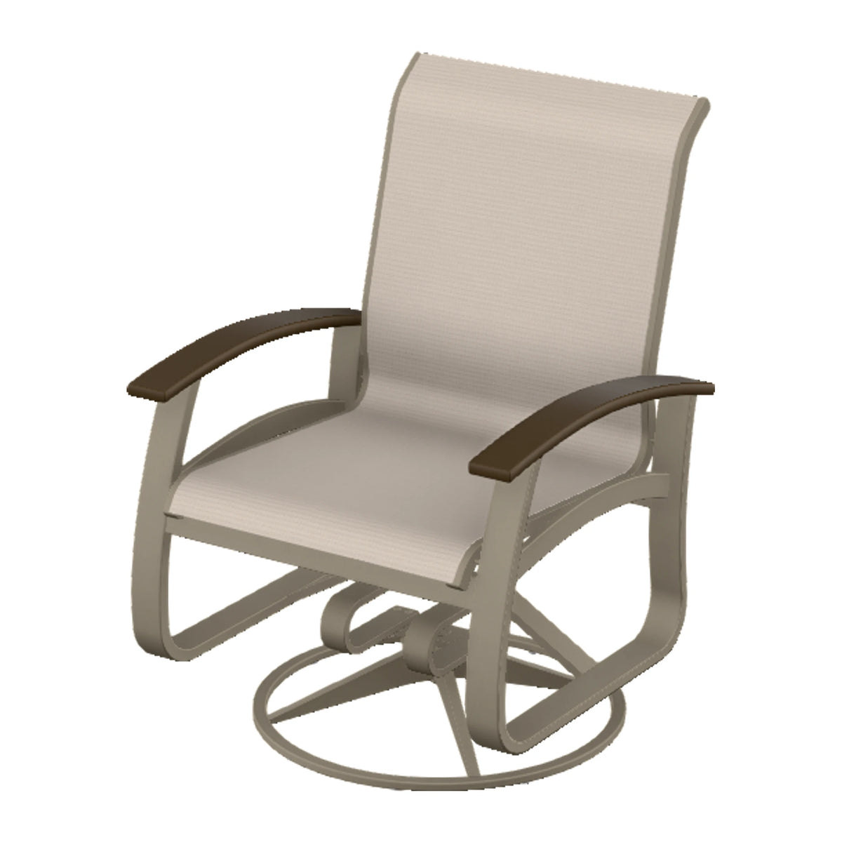 Belle Isle Sling Swivel Rocker — Storm PC / Kona Accents