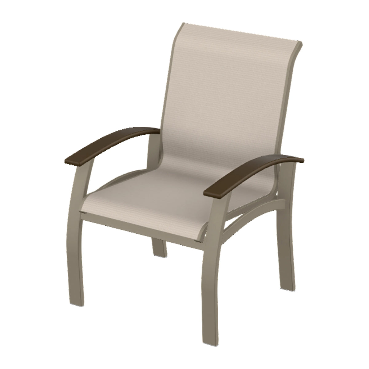 Belle Isle Sling Dining Armchair — Storm PC / Kona Accents