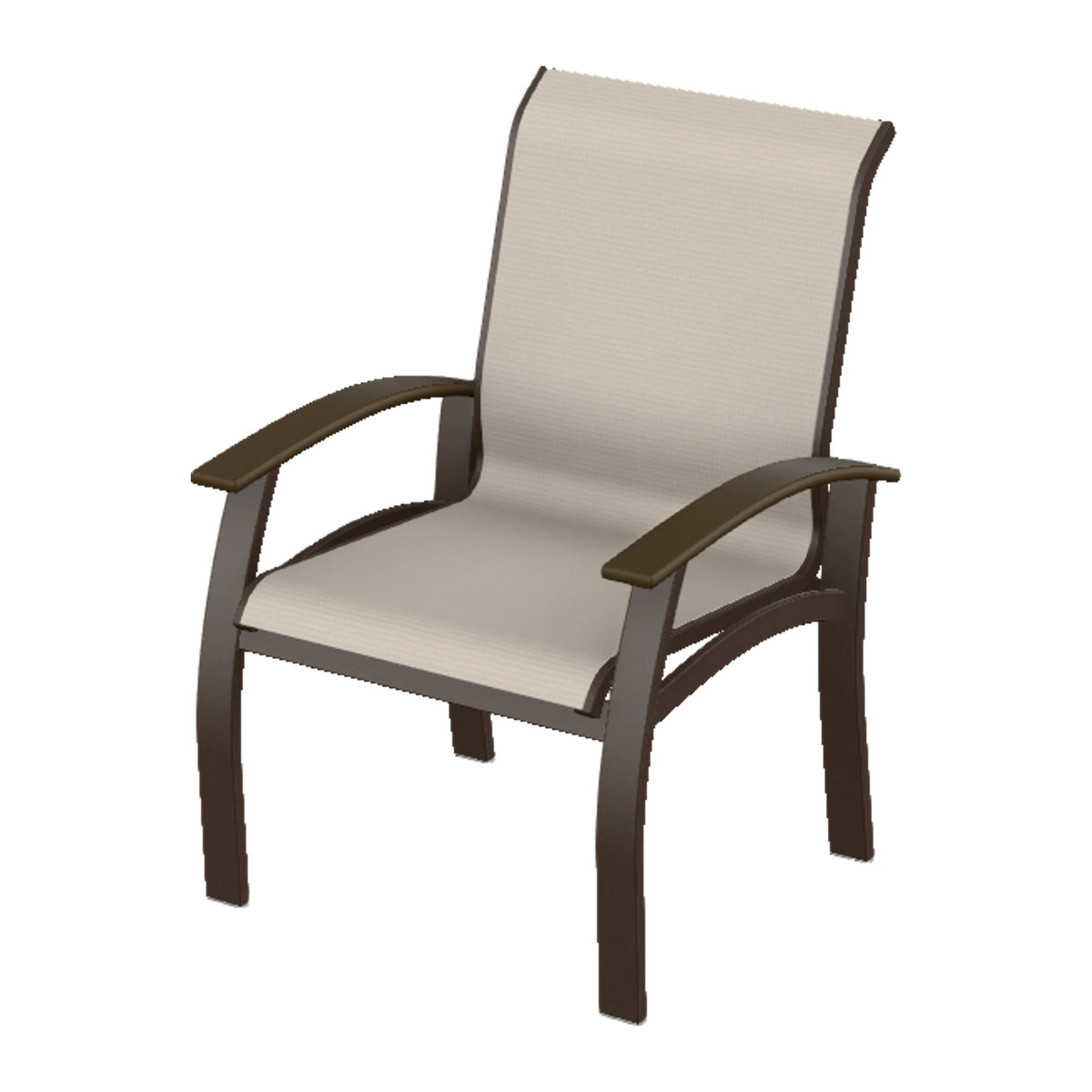 Belle Isle Sling Dining Armchair — Kona PC / Kona Accents
