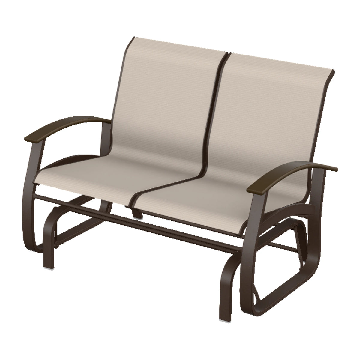 Belle Isle Sling Loveseat Glider — Kona PC / Kona Accents