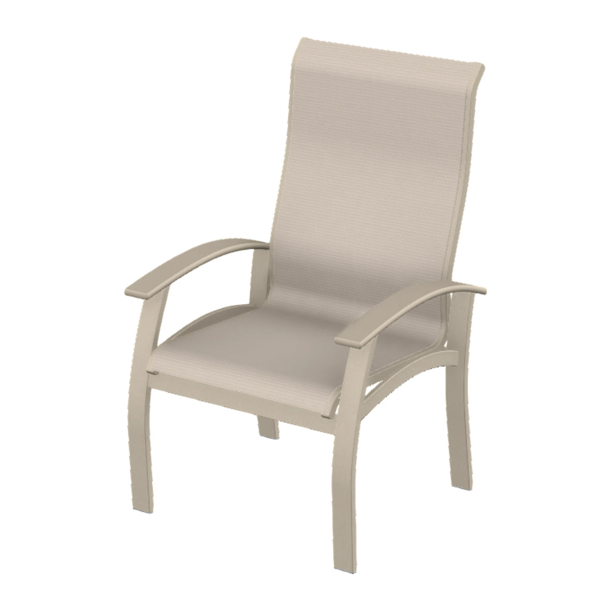 Belle Isle Sling Supreme Height Armchair — Desert Sand PC / Desert Accents