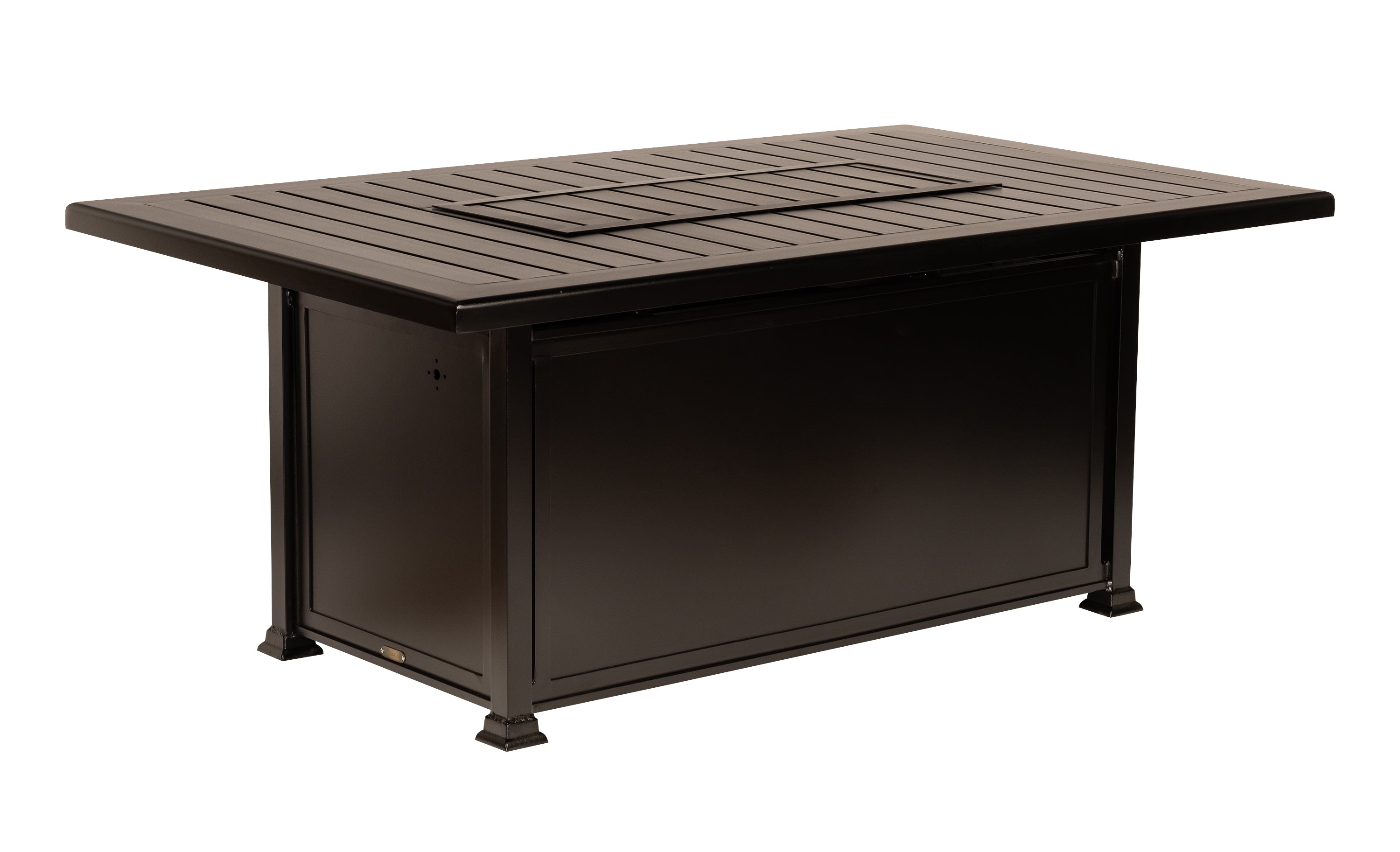 Paso Robles Rectangular Chat Height Fire Table (F-Slat Top)