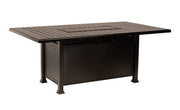 Paso Robles Rectangular Dining Height Fire Table (F-Slat Top)
