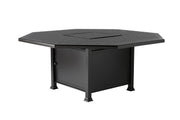 Paso Robles Octagonal Dining Height Fire Table (F-Slat Top)