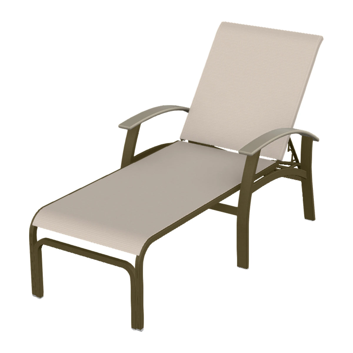 Belle Isle Sling Chaise — Beachwood PC / Storm Accents