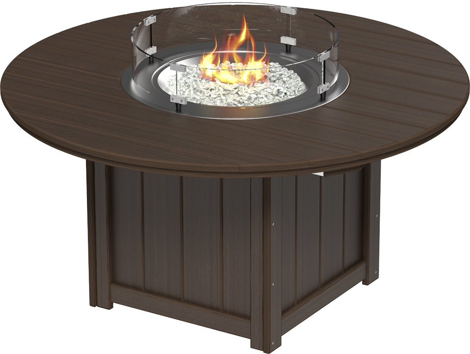 Lumin Fire Table 60" Round - Bar Height
