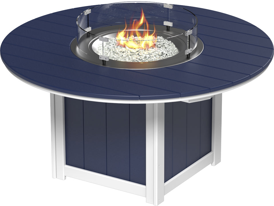Lumin Fire Table 60" Round - Bar Height