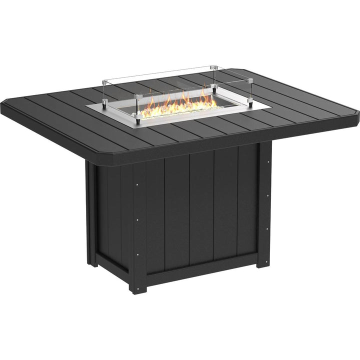 Lumin Fire Table 62" Rectangular - Counter Height