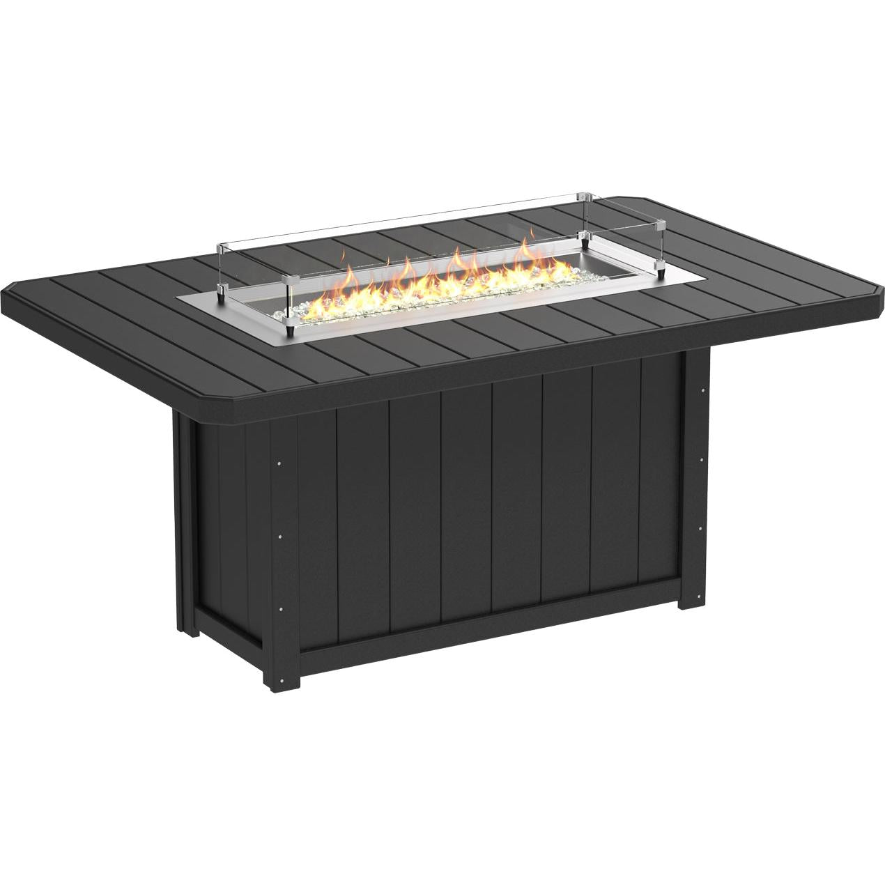 Lumin Fire Table 79" Rectangular - Counter Height