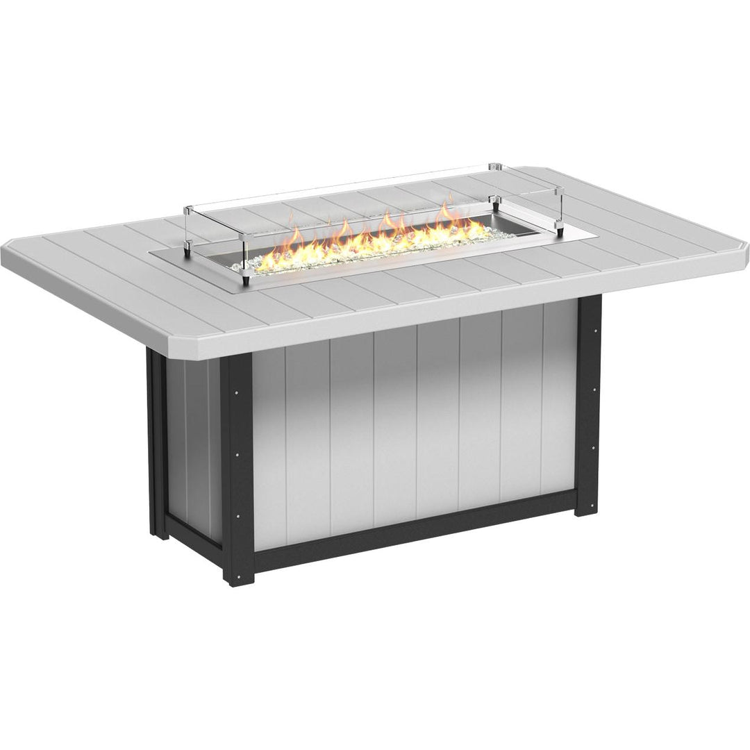 Lumin Fire Table 79" Rectangular - Counter Height