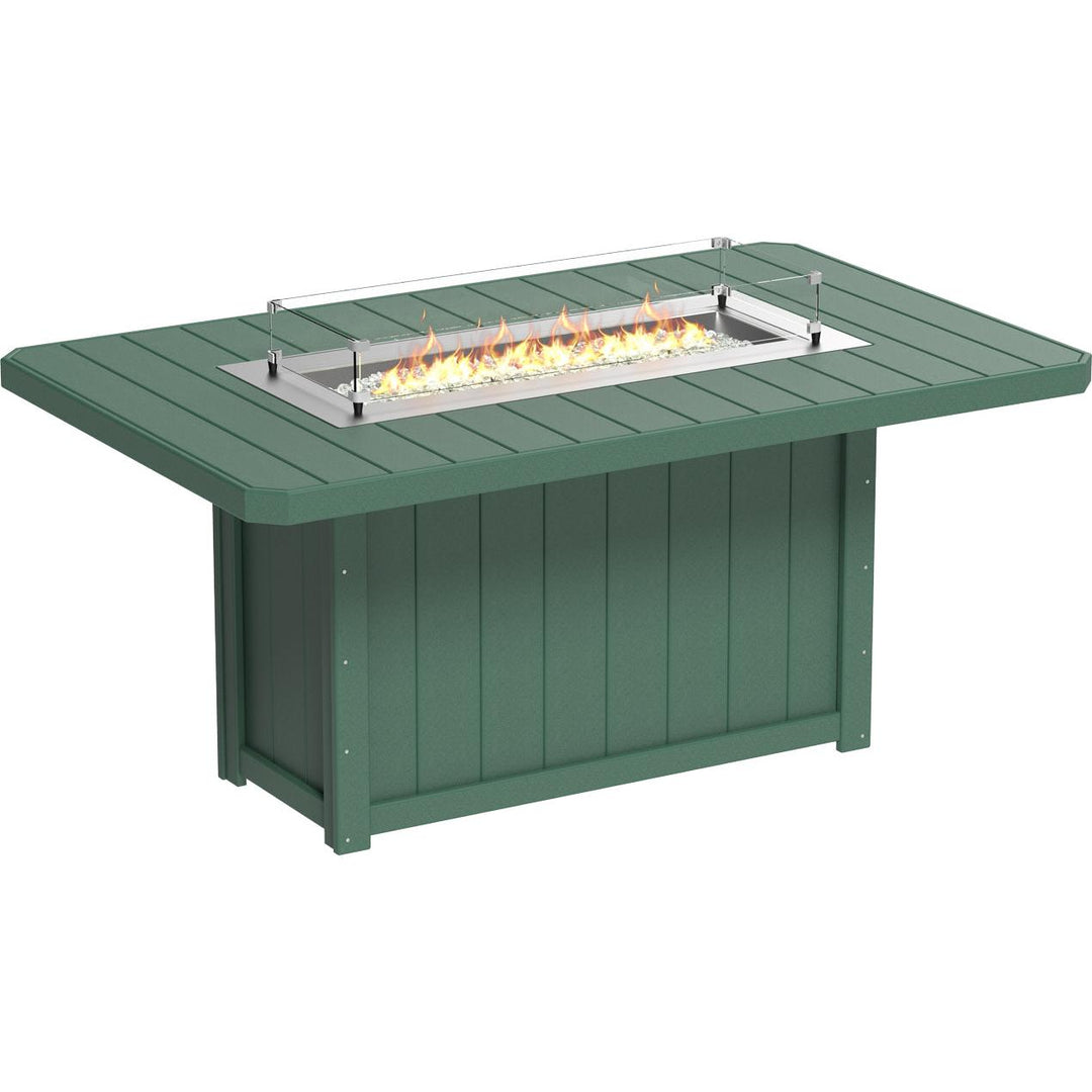 Lumin Fire Table 79" Rectangular - Counter Height