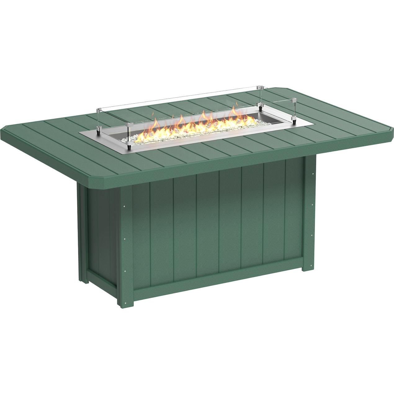 Lumin Fire Table 79" Rectangular - Counter Height