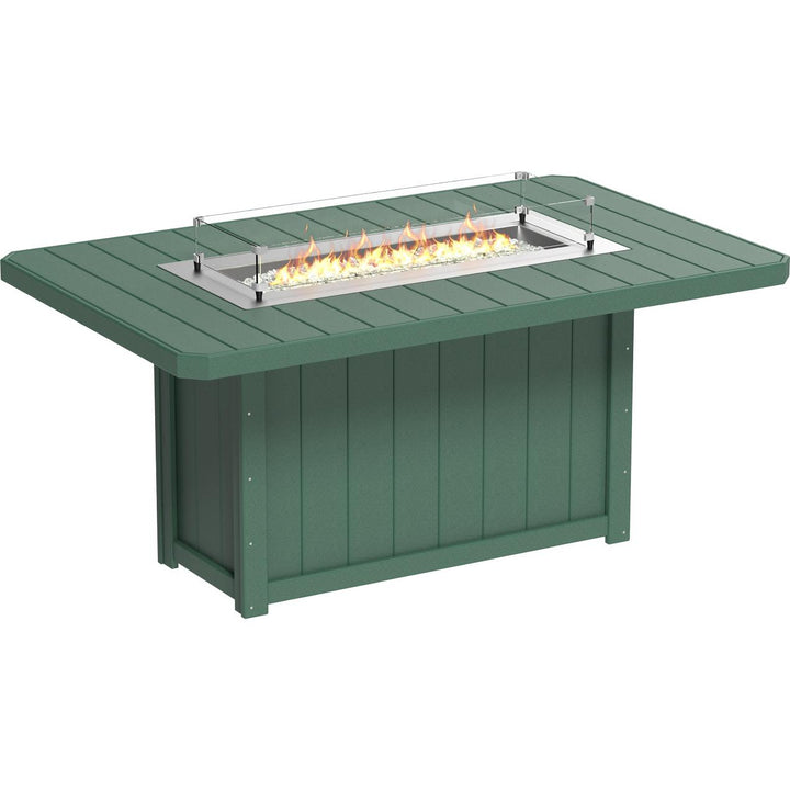 Lumin Fire Table 79" Rectangular - Counter Height