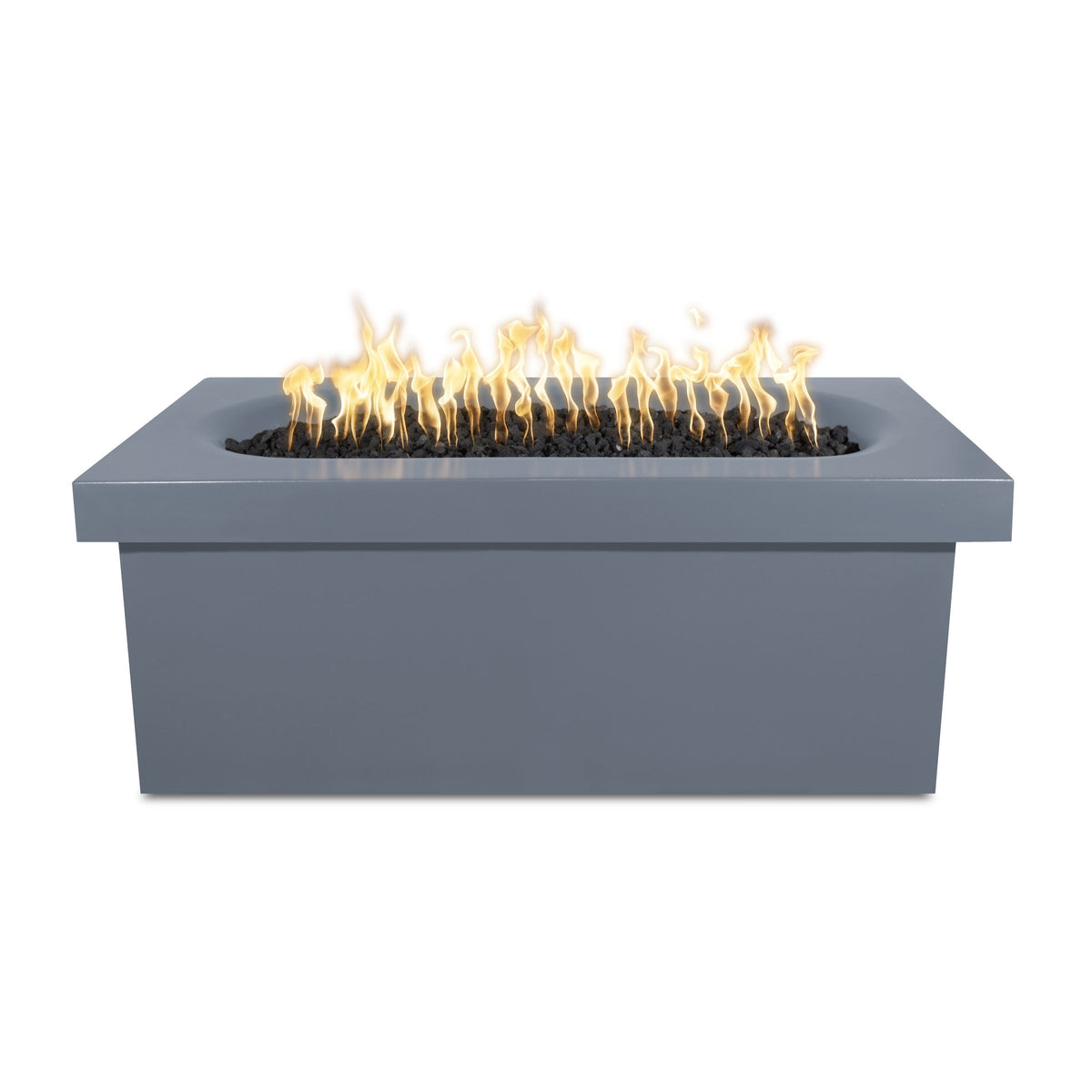 Ramona 60" x 24" Concrete Fire Table - Rectangular