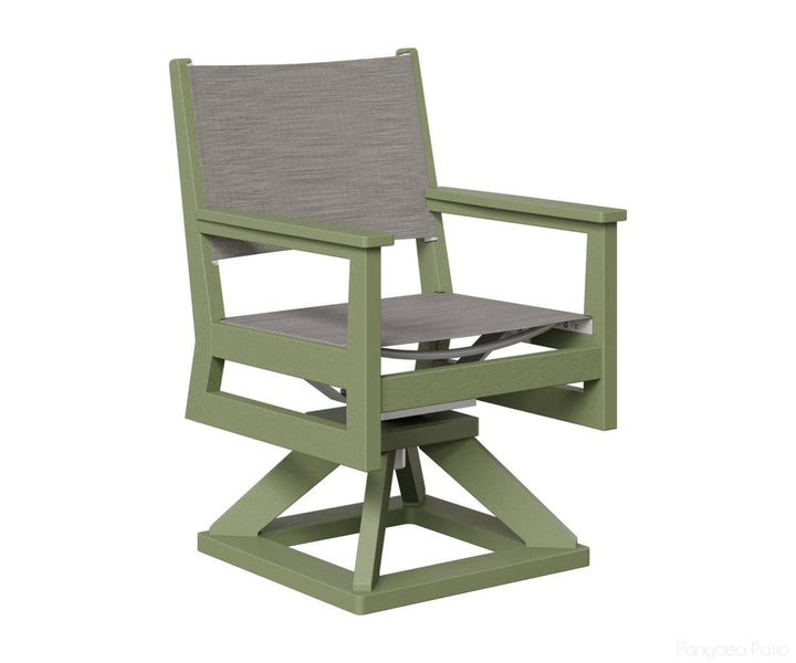 Mayhew Sling Swivel Rocker Dining Chair
