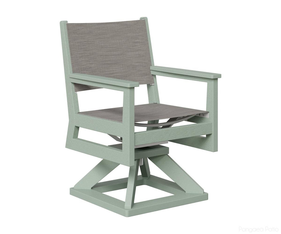 Mayhew Sling Swivel Rocker Dining Chair