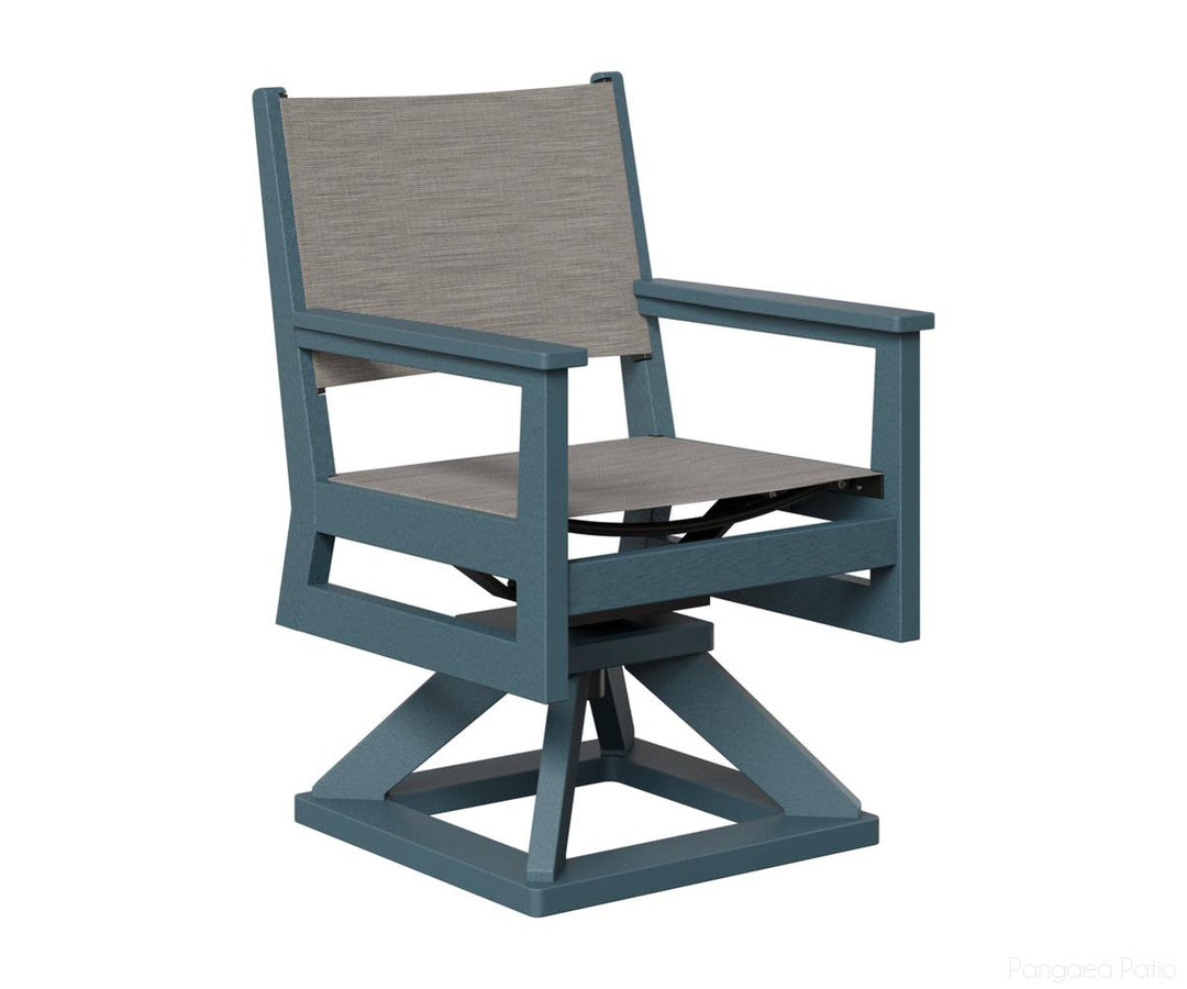 Mayhew Sling Swivel Rocker Dining Chair