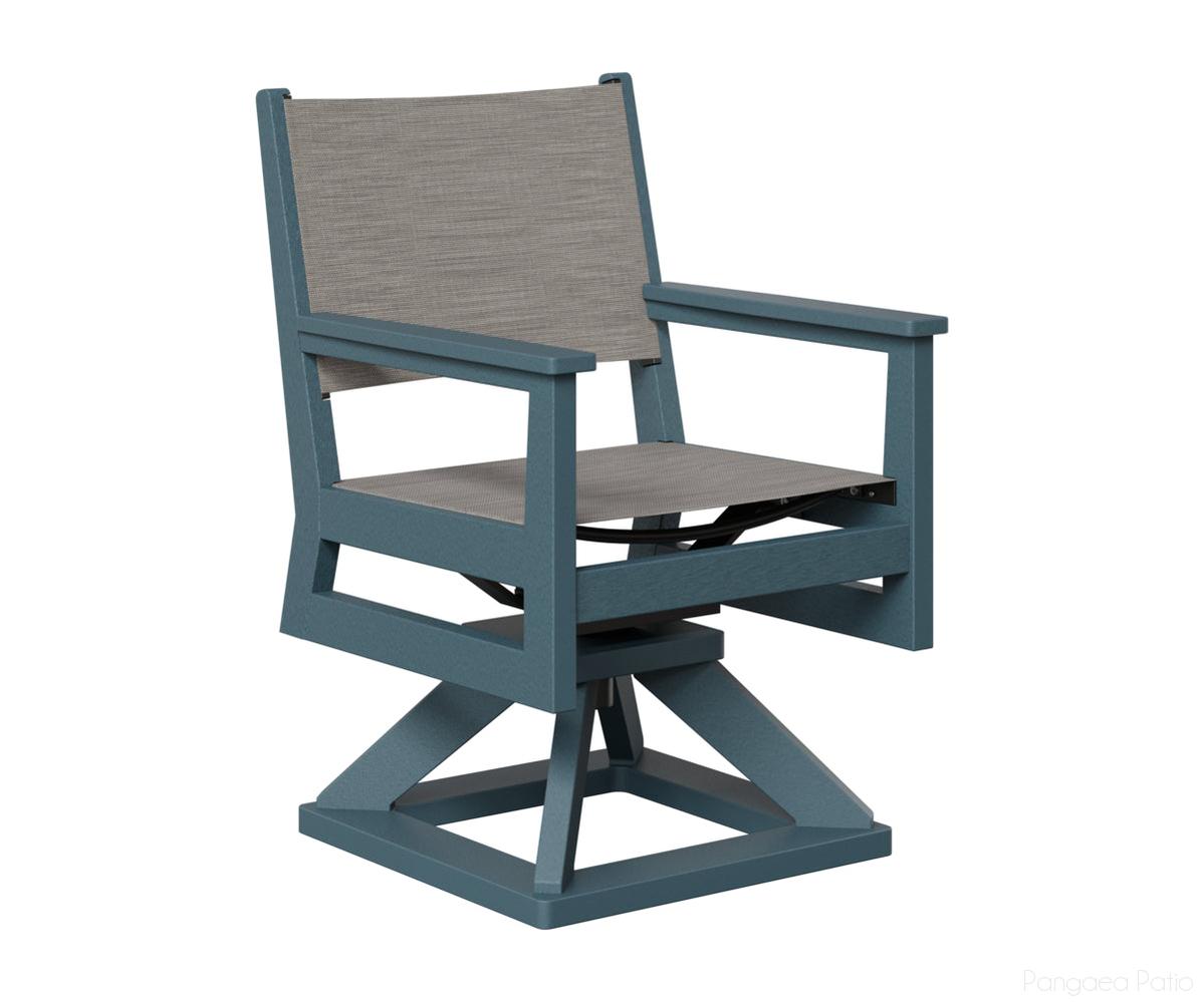 Mayhew Sling Swivel Rocker Dining Chair