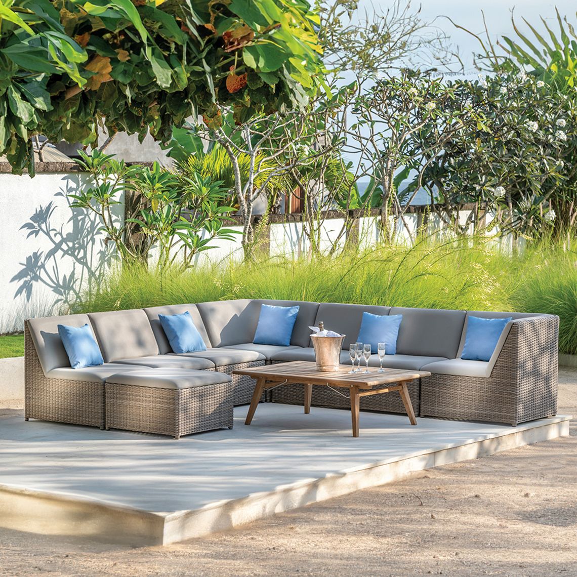 Kingsley Bate Milano Sectional Corner Chair - Thumbnail 3