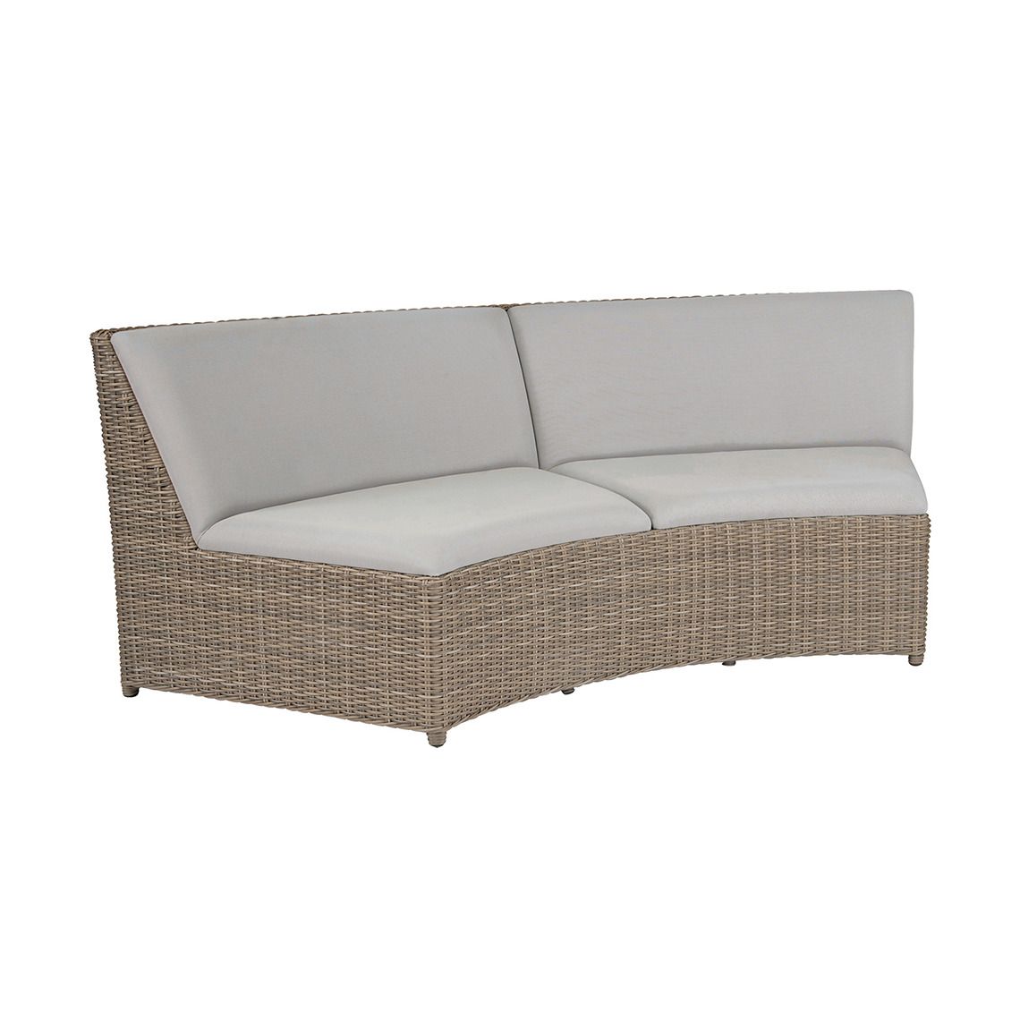 Milano Sectional - Curved Armless Settee