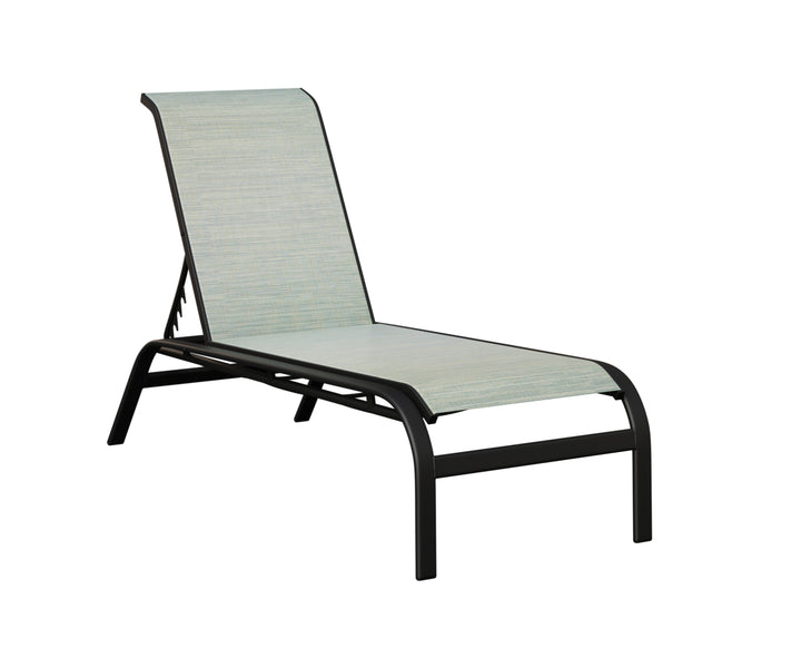 Murphy Sling Chaise Lounge Without Arms