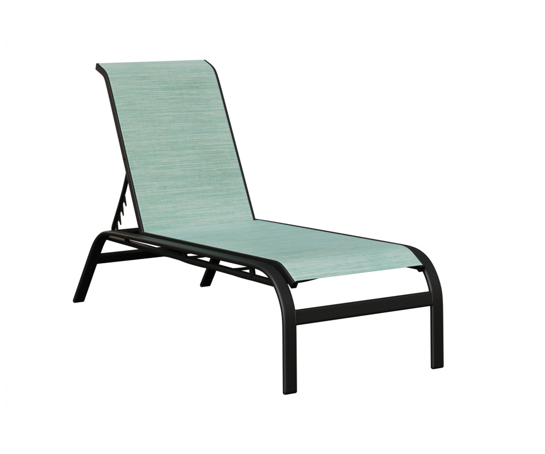 Murphy Sling Chaise Lounge Without Arms