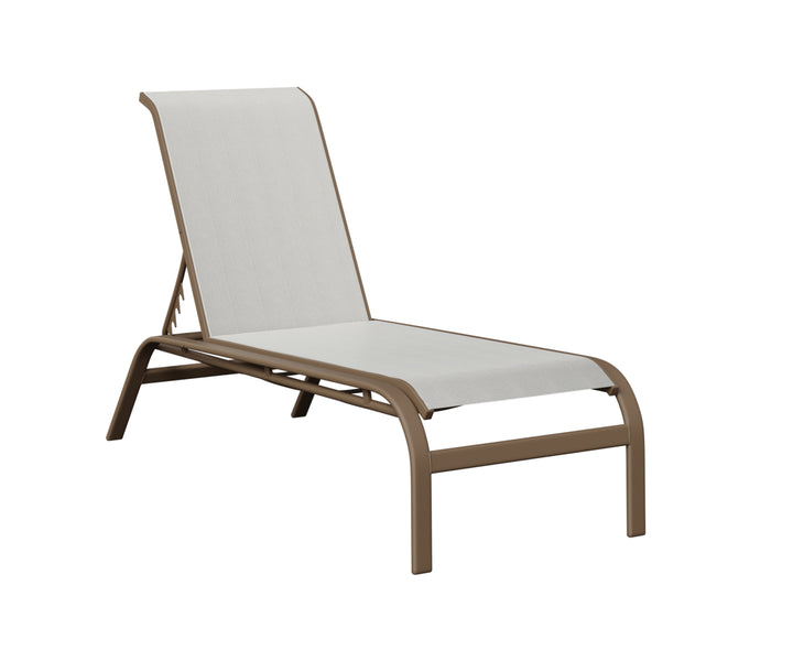 Murphy Sling Chaise Lounge Without Arms
