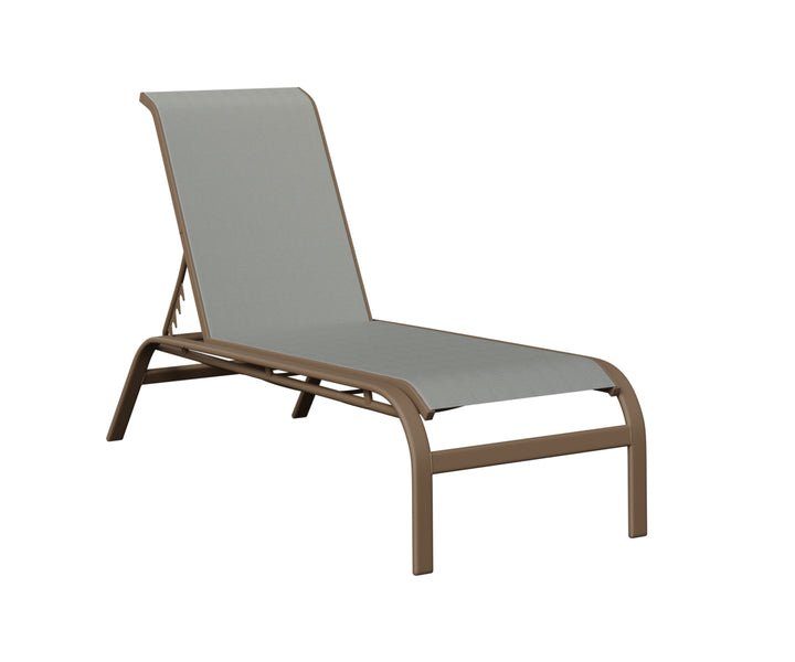 Murphy Sling Chaise Lounge Without Arms