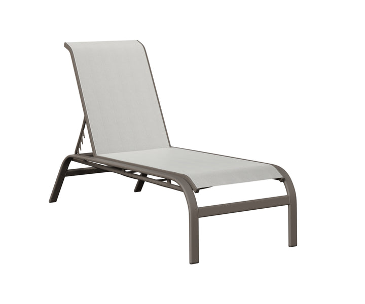 Murphy Sling Chaise Lounge Without Arms