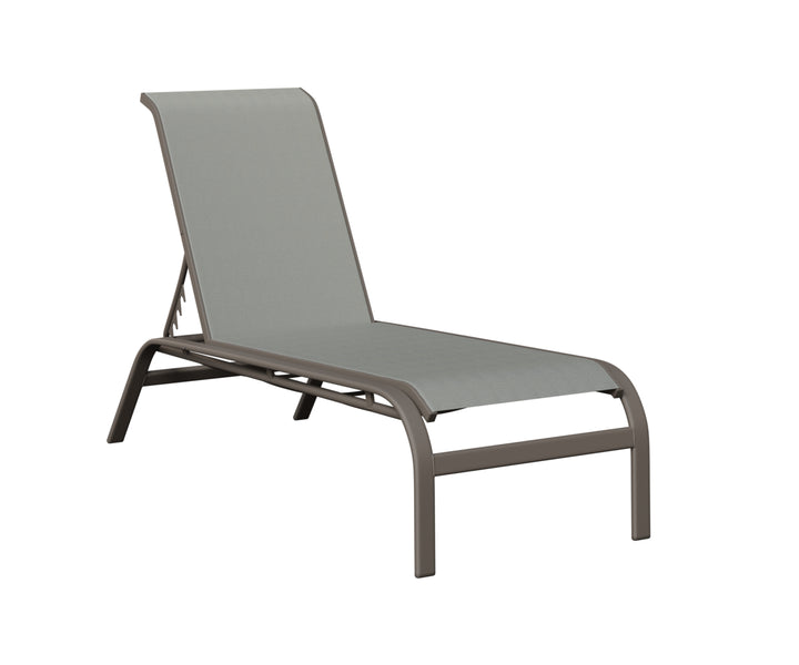 Murphy Sling Chaise Lounge Without Arms