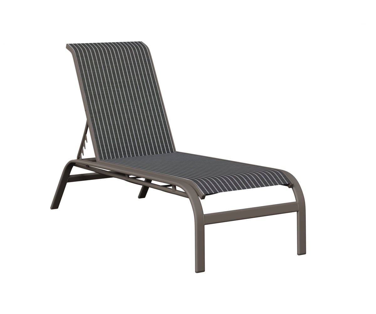 Murphy Sling Chaise Lounge Without Arms