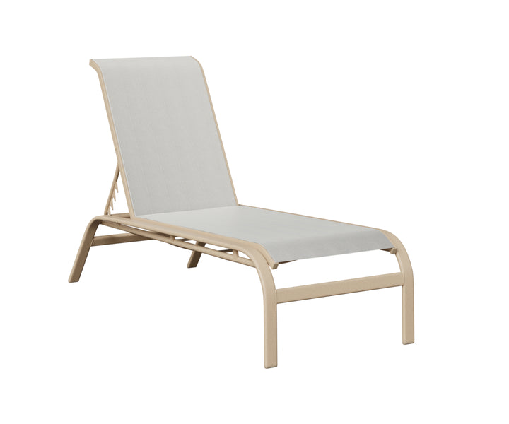 Murphy Sling Chaise Lounge Without Arms