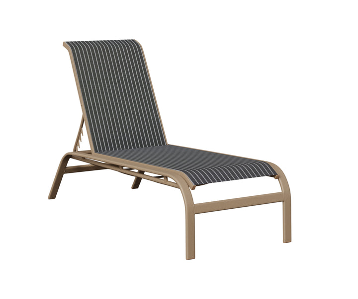 Murphy Sling Chaise Lounge Without Arms