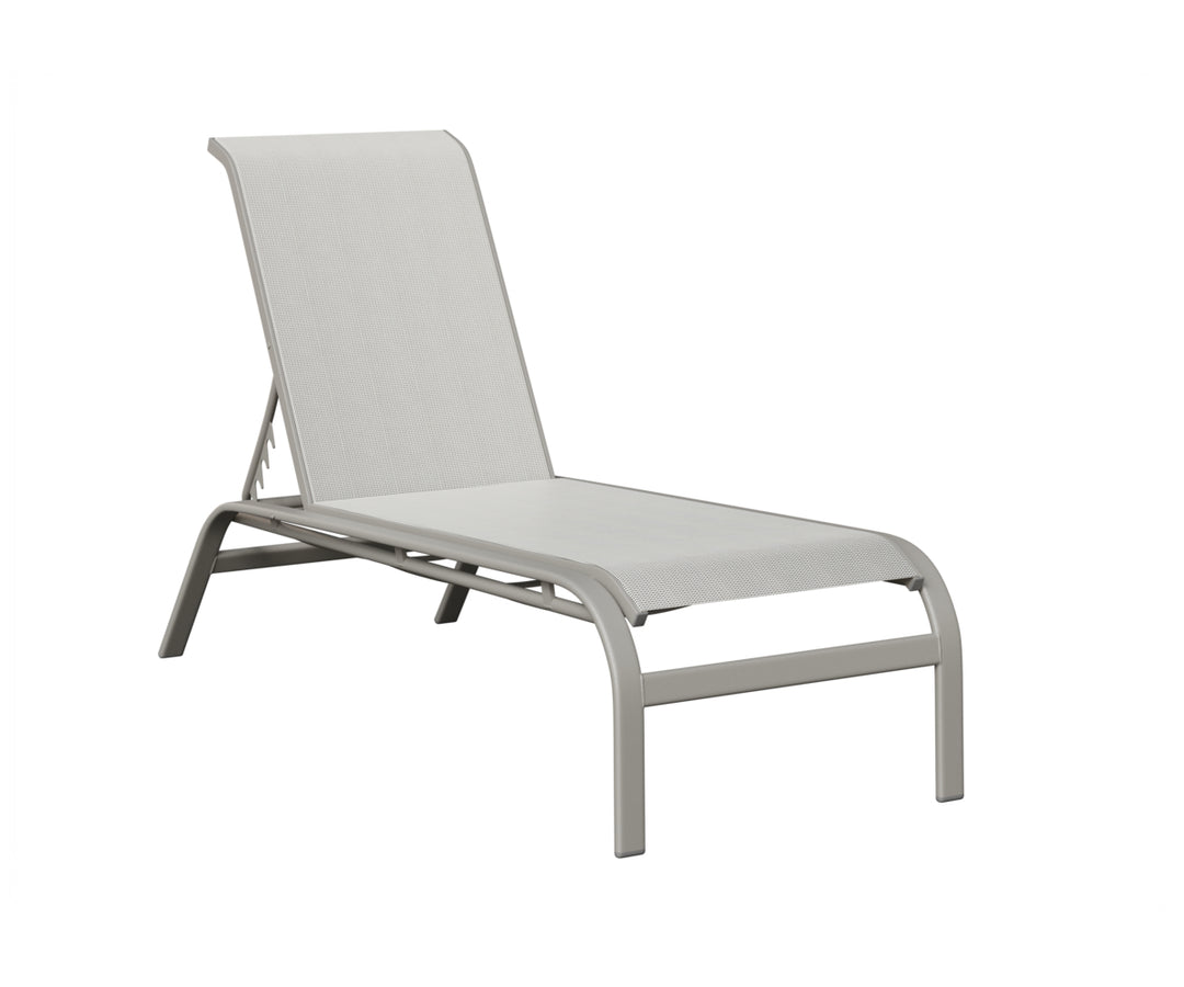 Murphy Sling Chaise Lounge Without Arms