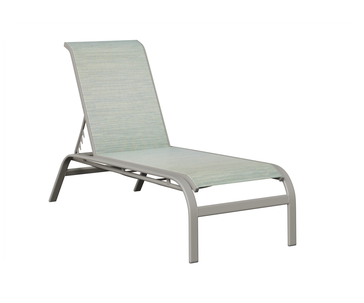 Murphy Sling Chaise Lounge Without Arms