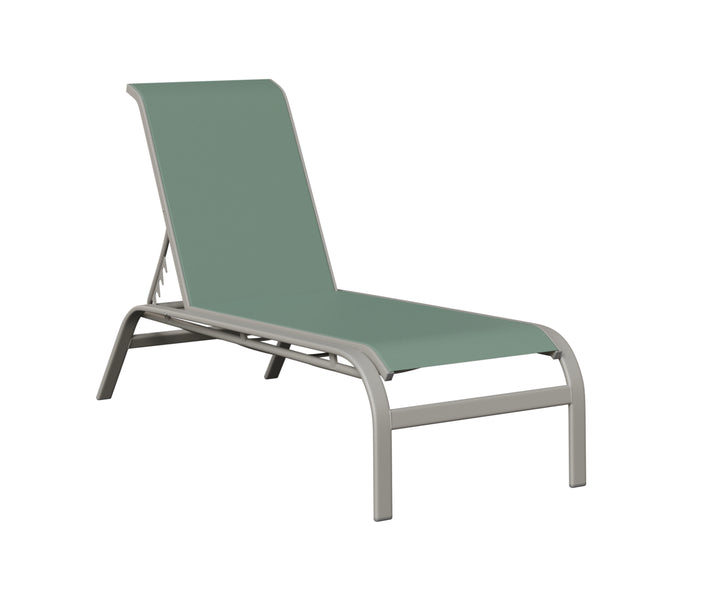 Murphy Sling Chaise Lounge Without Arms