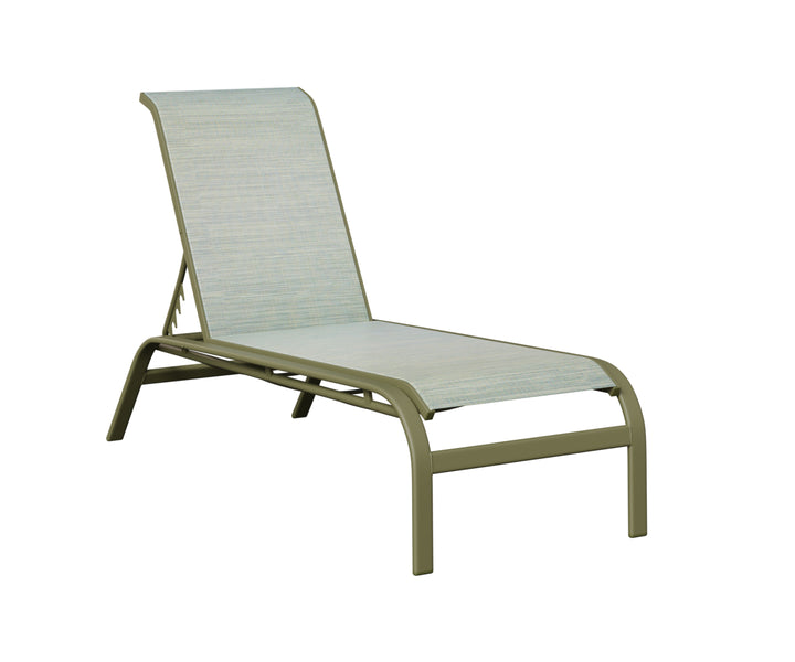 Murphy Sling Chaise Lounge Without Arms