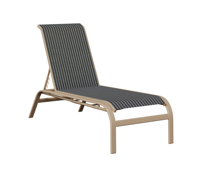 Murphy Sling Chaise Lounge Without Arms