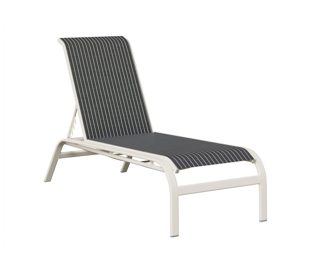 Murphy Sling Chaise Lounge Without Arms