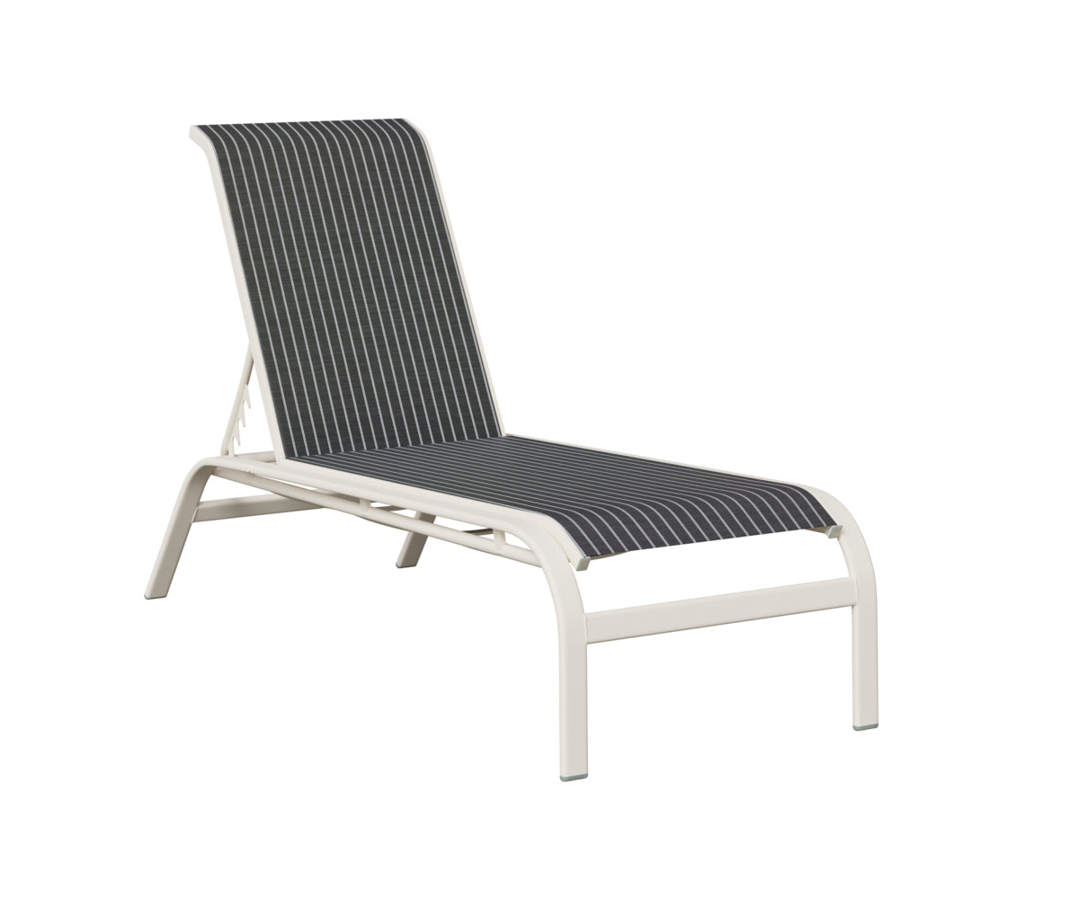 Murphy Sling Chaise Lounge Without Arms